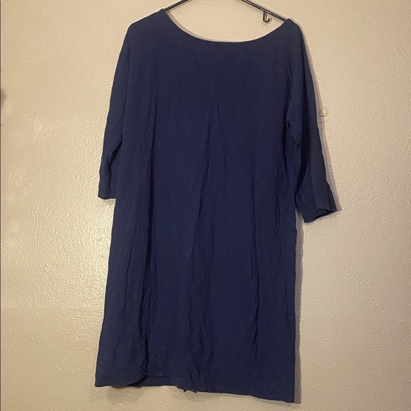 Lilly Pulitzer Deep Blue V-Neck Tunic dress ladies large - Picture 7 of 7